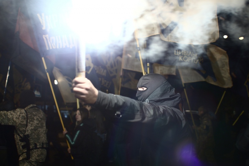 "Марш нації" у Києві: активісти зажадали відмовитися від виборів на Донбасі